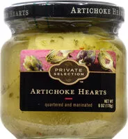 Mängden socker i Artichoke hearts