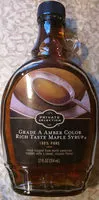 Mängden socker i Grade A Amber Color Rich Taste Maple Syrup