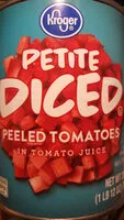 Mängden socker i Petite diced peeked tomatoes
