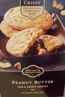 Mängden socker i Thin & crispy cookies with peanut butter chips