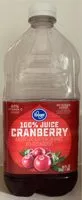 Mängden socker i No sugar added 100% juice cranberry flavored