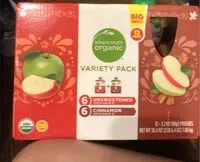 Mängden socker i Applesauce Variety pack