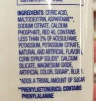 Mängden socker i Lite Instant Drink Mix