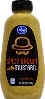 Mängden socker i Spicy brown mustard