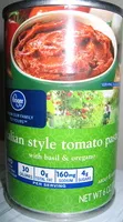 Mängden socker i Italian style tomato paste