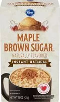 Mängden socker i Maple & brown sugar instant oatmeal