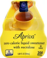 Mängden socker i Apriva zero calorie liquid sweetener with sucralose