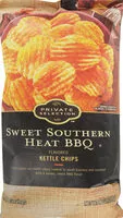 Mängden socker i Sweet southern heat bbq kettle chips
