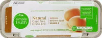 Mängden socker i Natural cage free grade a medium brown eggs