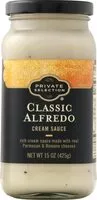Mängden socker i Classic alfredo cream sauce