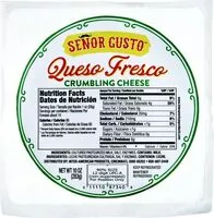 Mängden socker i Queso fresco