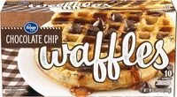 Mängden socker i Chocolate chip waffles