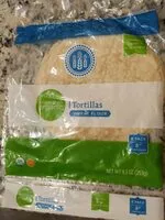 Mängden socker i Organic tortillas wheat flour