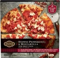 Mängden socker i Doppio pepperoni & mozzarella thin crust pizza