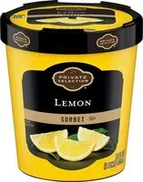 Mängden socker i Lemon sorbet