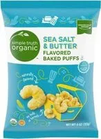 Mängden socker i Sea salt & butter flavored baked puffs