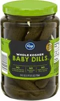 Mängden socker i Whole kosher baby dills