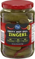 Mängden socker i Zesty hot dill zingers