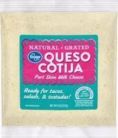 Mängden socker i Natural Grated Queso Cotija