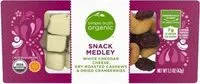Mängden socker i White cheddar cheese cashews & dried cranberries snack medley