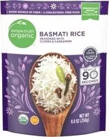 Mängden socker i basmati rice
