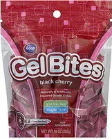 Mängden socker i Gel Bites, Black Cherry