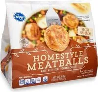 Mängden socker i Homestyle meatballs