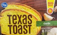Mängden socker i Texas Toast Garlic (Krogers)