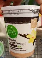 Mängden socker i Simple Truth Blended Greek Yogurt
