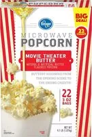 Mängden socker i Movie theater butter microwave popcorn