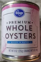 Mängden socker i Premium Whole Oysters