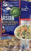 Mängden socker i Asian chopped salad kit