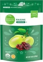 Mängden socker i Seedless raisins