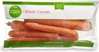 Mängden socker i Whole carrots
