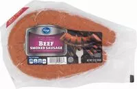 Mängden socker i Beef smoked sausage