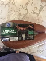 Mängden socker i Smoked turkey sausage