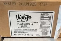 Mängden socker i Plant based salted butter