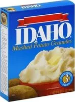 Mängden socker i Mashed potato granules