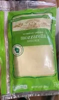 Mängden socker i Mozzarella sliced cheese