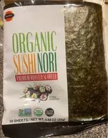 Mängden socker i Organic sushi nori