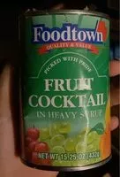 Mängden socker i Fruit Cocktail in heavy syrup