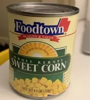 Mängden socker i Whole kernel sweet corn