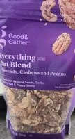 Mängden socker i Everything Nut Blend