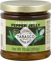 Mängden socker i Mild jalapeno pepper jelly ounces