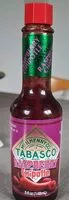 Mängden socker i Tabasco Raspberry Chipotle