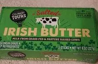 Mängden socker i Salted butter