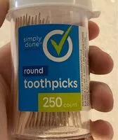 Mängden socker i Round toothpicks