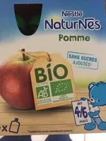 Mängden socker i compote pomme naturNes