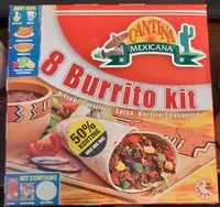 Mängden socker i 8 burrito kit
