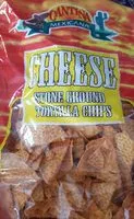 Mängden socker i Cheese stone ground tortilla chips